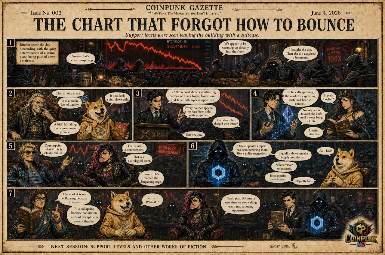 Coinpunk Gazette No. 003: The Chart That Forgot How To Bounce